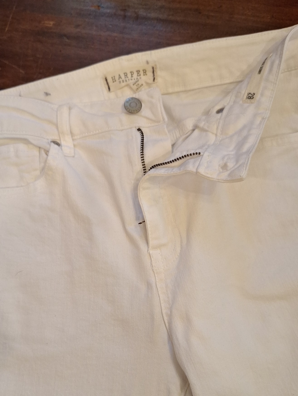 Harper White Skinny Women’s Jeans & Zara wide leg blue denim. Jeans bundle!!